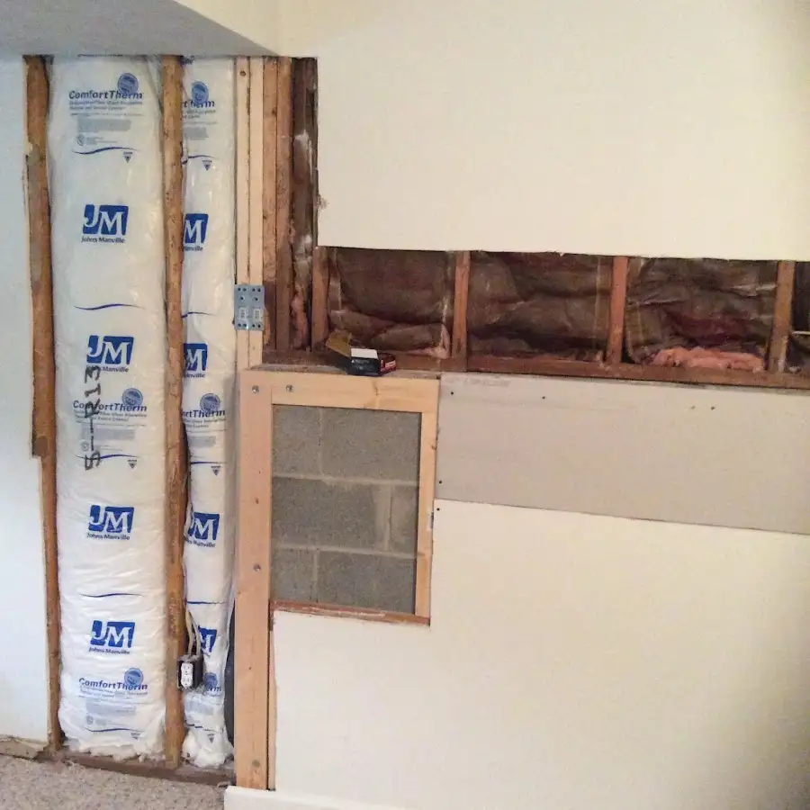 Wall insulation replacement during Contents Cleaning & Restoration in Avon Lake